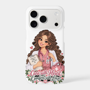 Nurse Gift Care with Heart Comfort with Love iPhon iPhone 17 Pro Case