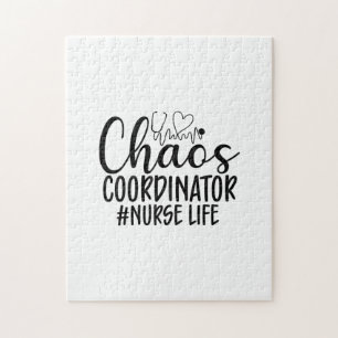 Nurse Gift Chaos Coordinator Nurse Life Jigsaw Puzzle