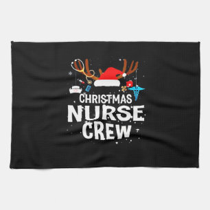 Nurse Gift Christmas Nurse Crew Kitchen Towel