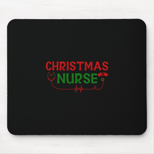 Nurse Gift | Christmas Nurse Mouse Pad (Front)