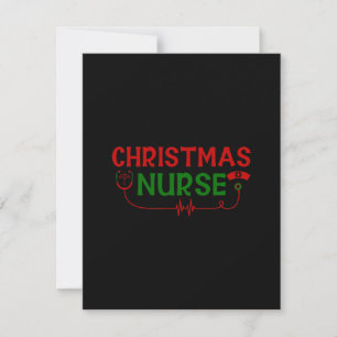 Nurse Gift Christmas Nurse Note Card