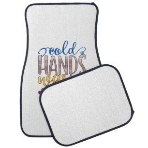 Nurse Gift Cold Hands Varm Heart Car Floor Mat
