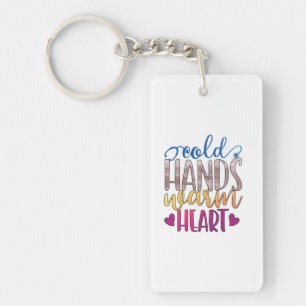 Nurse Gift   Cold Hands Varm Heart Keychain