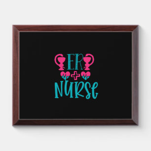 Nurse Gift Er Nurse Award Plaque