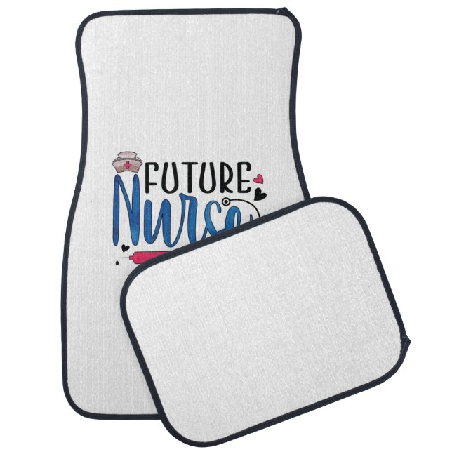 Nurse Gift | Future Nurse Car Floor Mat (Set)