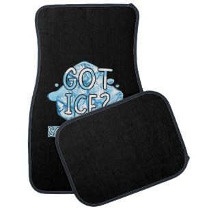 Nurse Gift   Got Ice School Nurse Car Floor Mat