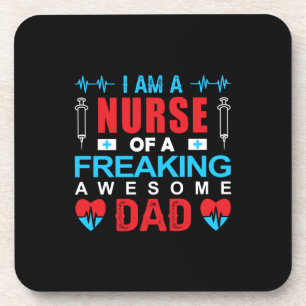 Nurse Gift I Am A Nurse Of A Freaking Beverage Coaster