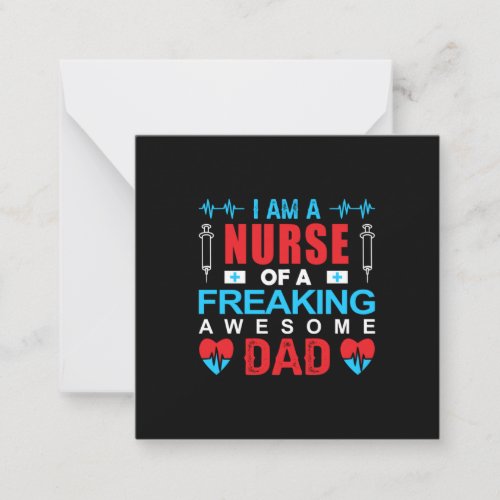 Nurse Gift  I Am A Nurse Of A Freaking Note Card