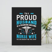 Nurse Gift | I Am A Proud Husband (Standing Front)