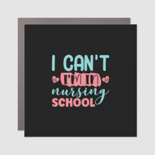 Nurse Gift   I Am In Nursing School Car Magnet