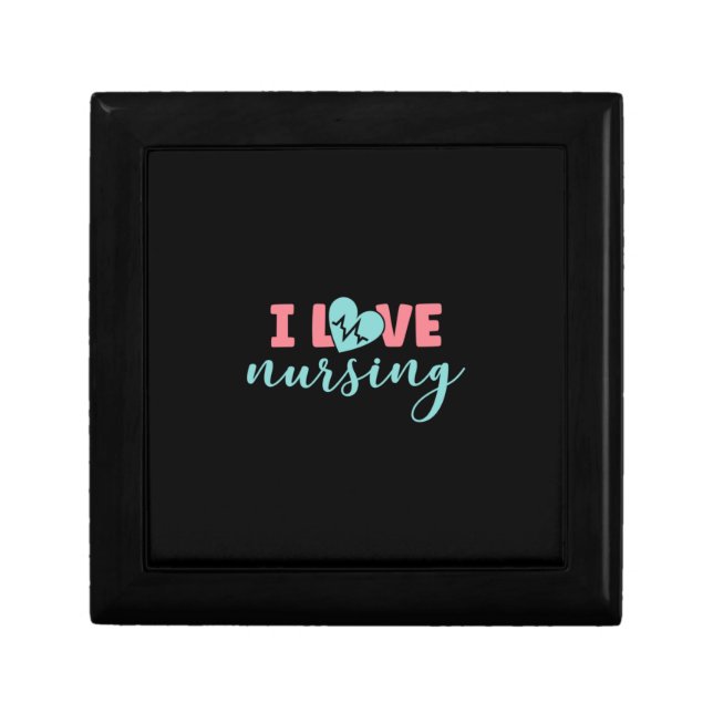 Nurse Gift | I Love Nursing Box (Front)