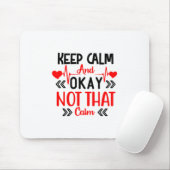 Nurse Gift | Keep Calm And Okay Mouse Pad (With Mouse)