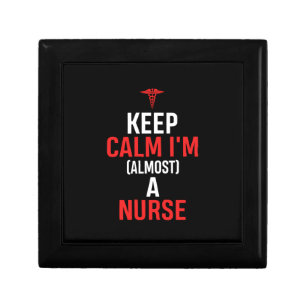 Nurse Gift Keep Calm I Am A Nurse Box