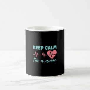 Nurse Gift Keep Calm I'm A Nurse Coffee Mug