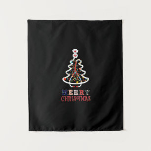 Nurse Gift Mery Christmas Tapestry