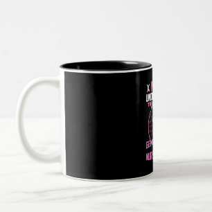Nurse Gift Never Underestimate The Power Two-Tone Coffee Mug