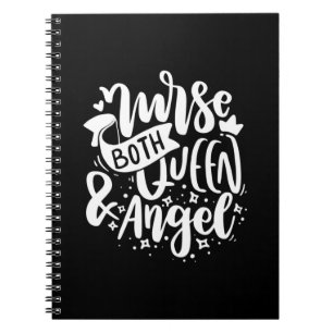 Nurse Gift   Nurse Both Queen And Angels Notebook