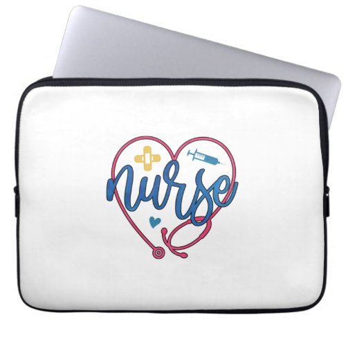 Nurse Gift  Nurse Heart Laptop Sleeve