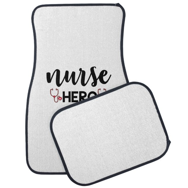 Nurse Gift Nurse Hero Car Floor Mat (Set)