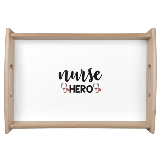 Nurse Gift Nurse Hero Serving Tray (Front)