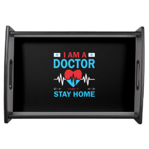 Nurse Gift   Nurse I Can Not Stay Home Serving Tray