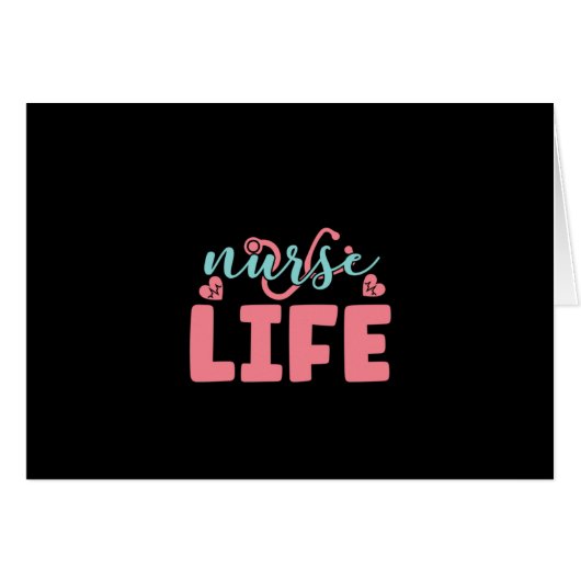 Nurse Gift Nurse Life Cards (Front Horizontal)