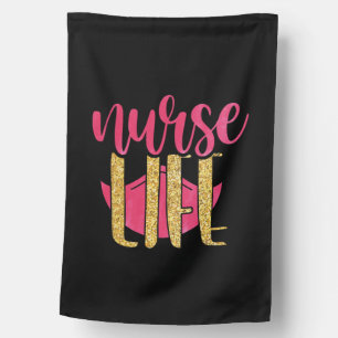 Nurse Gift Nurse Life House Flag