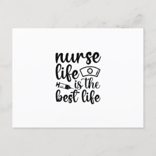 Nurse Gift Nurse Life Is The Best Life Postcard