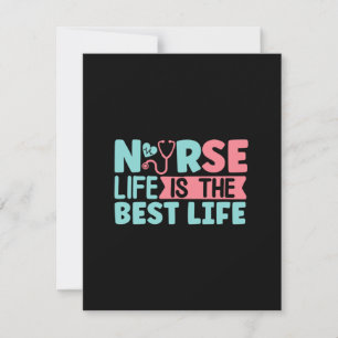 Nurse Gift Nurse Life Is The Best Note Card