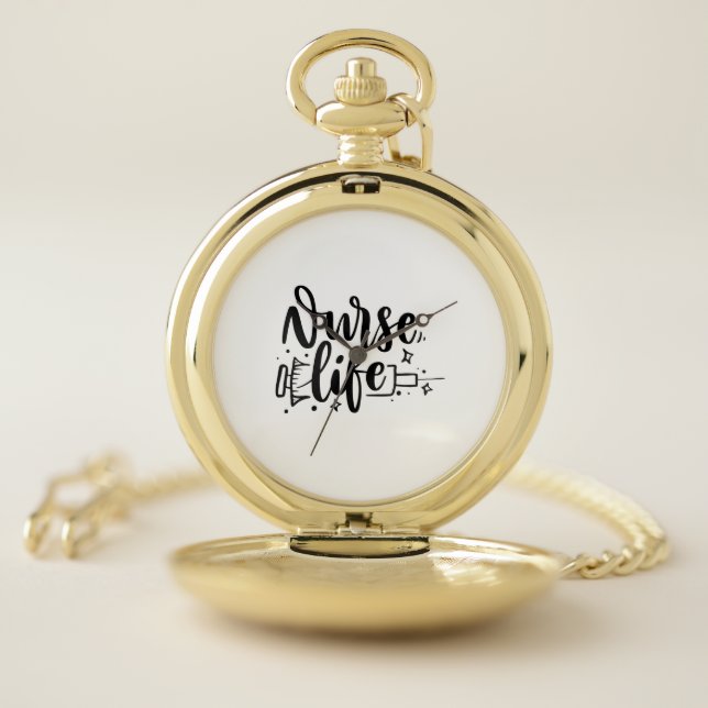 Nurse Gift Nurse Life Pocket Watch (Inside)
