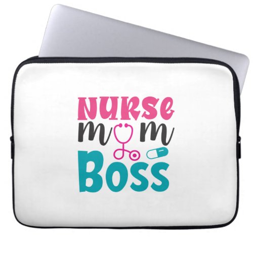 Nurse Gift  Nurse Mom Boss Laptop Sleeve