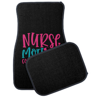 Nurse Gift Nurse Mother Coffee Lover Car Floor Mat