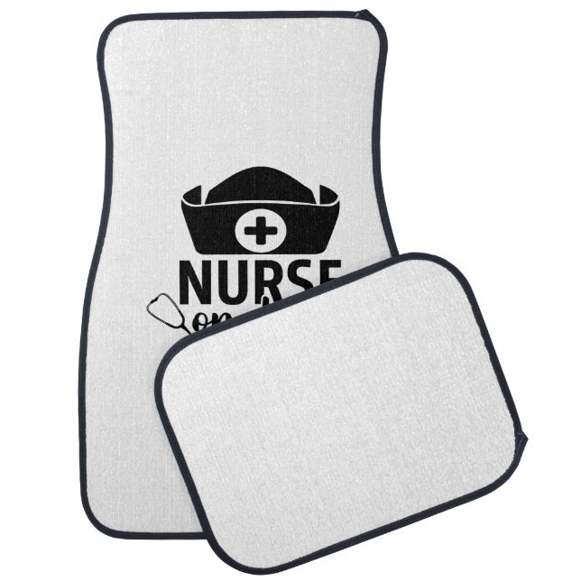 Nurse Gift Nurse On Duty Car Floor Mat (Set)