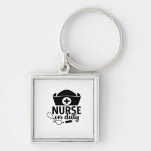 Nurse Gift Nurse On Duty Keychain