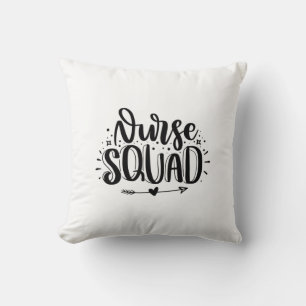Nurse Gift Nurse Squad Throw Pillow
