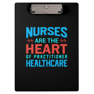 Nurse Gift Nurses Are The Heart Clipboard