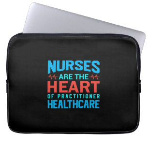 Nurse Gift   Nurses Are The Heart Laptop Sleeve