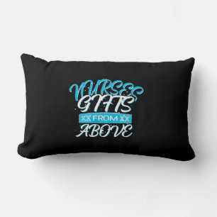 Nurse Gift   Nurses Gifts From Above Lumbar Pillow