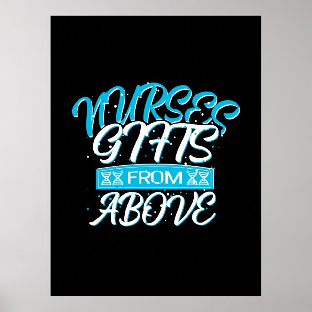Nurse Gift | Nurses Gifts From Above Poster (Front)