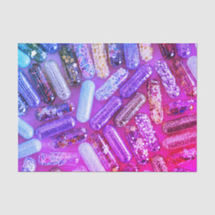 Nurse glitter colorful medication tissue paper