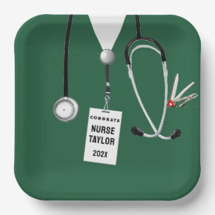 Nurse Grad 2026 Party Paper Plates