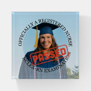 nurse grad keepsake custom photo paperweight
