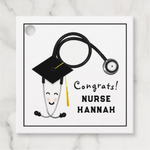 Nurse Grad Nursing School Favor Tags