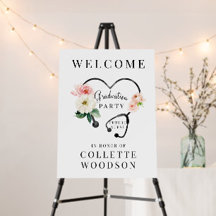 Nurse Graduate Welcome Graduation Party Foam Board