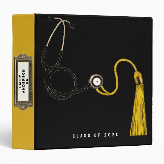 Nurse Graduation 2025 3 Ring Binder (Front/Spine)