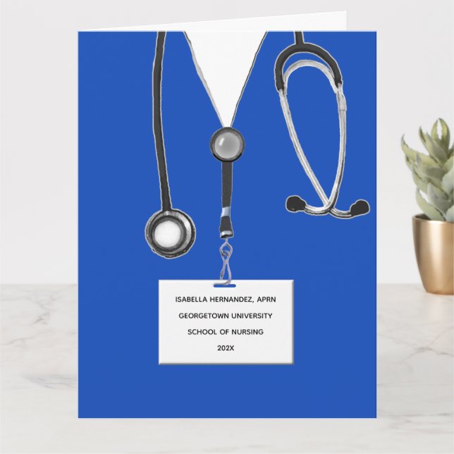 Nurse Graduation 2026 Card (Small Plant)