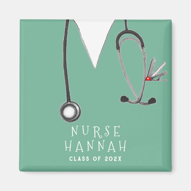 Nurse Graduation 2026 Nursing School Magnet (Front)