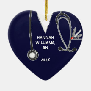 Nurse Graduation 2026 Photo Ceramic Ornament