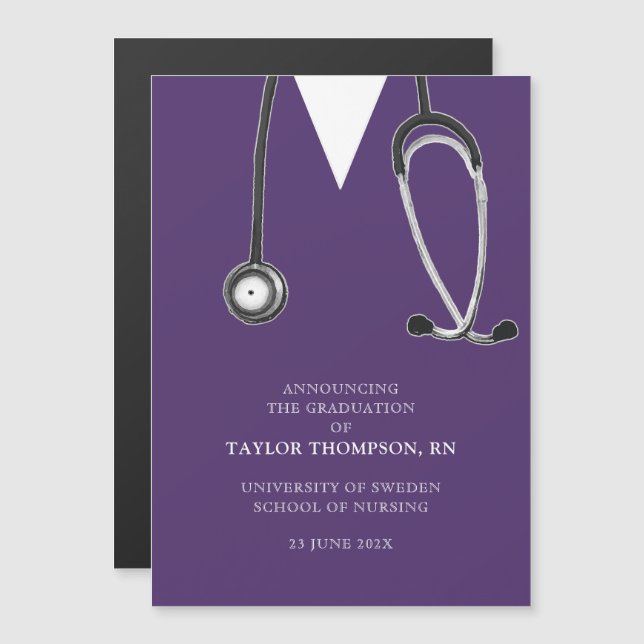 Nurse Graduation Announcement (Front/Back)