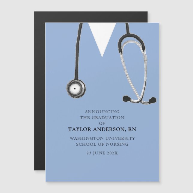 Nurse Graduation Announcement (Front/Back)